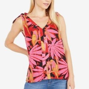 Super cute J crew tank, ties on shoulder, can be dressed up or down